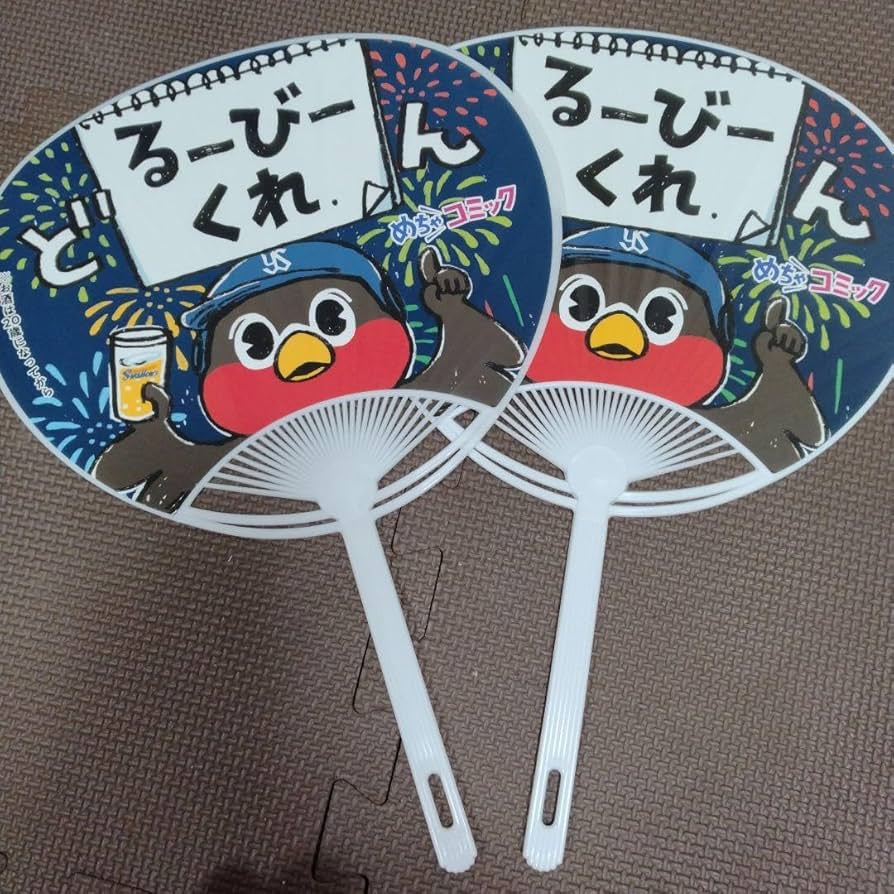 tokyoya Y.S　ヤクルトスワローズ　　扇子　うちわ tokyoyakurt Y.S ヤクルトスワローズ 扇子 うちわ